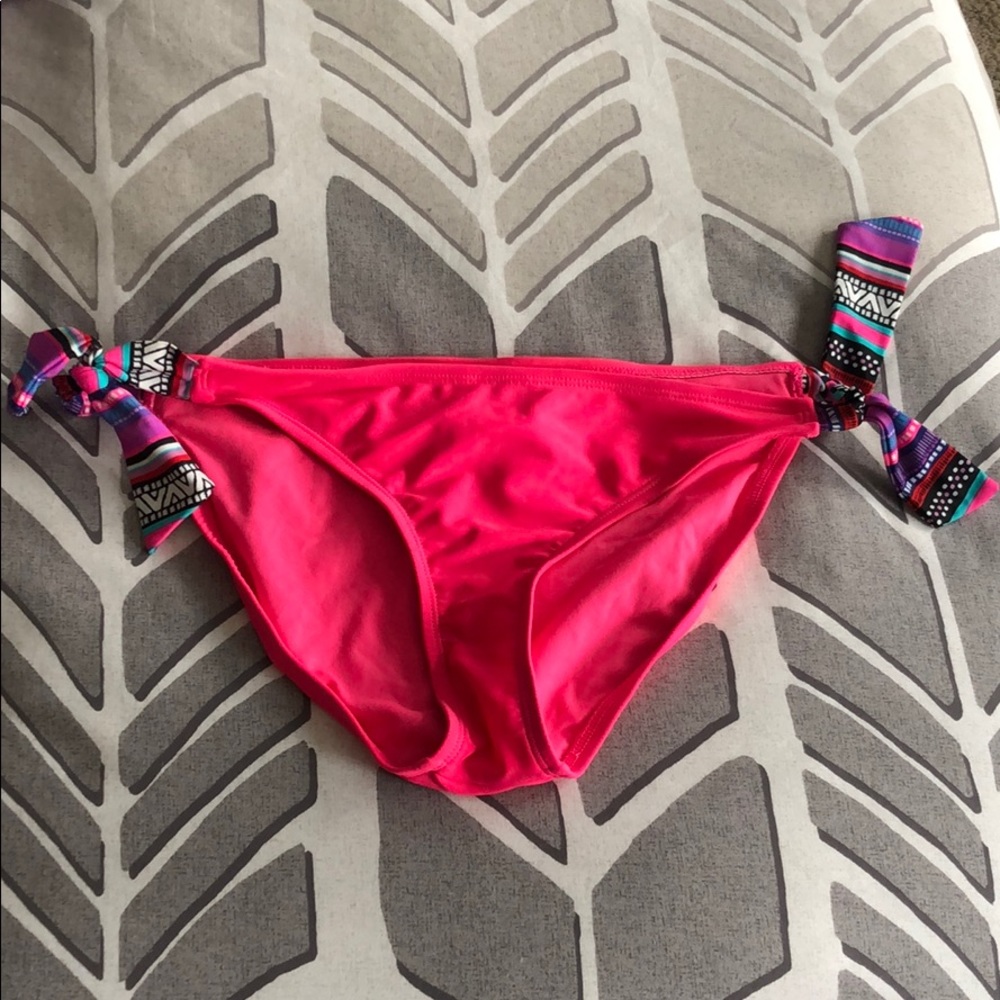 Hot pink bikini bottoms
